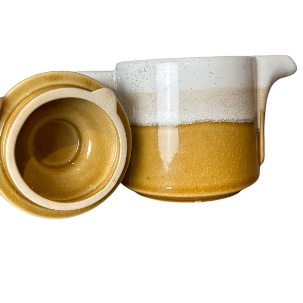 Vintage 70s small tri-color ombré teapot, Japan, Retro MCM Collectible - Picture 2 of 9